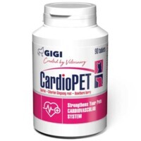 Gigi CardioPet - Таблетки КардиоПет для укрепления и поддержания сердечно-сосудистой системы у котов и собак (90 таб.) в E-ZOO