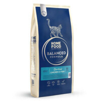 Home Food Sterilised Balanced Formula - Сухой корм с курицей и рыбой для стерилизованных кошек и кастрированных взрослых котов (10 кг) в E-ZOO