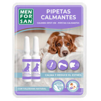 Menforsan Calming Spot-on Dog - Натуральні заспокійливі краплі для собак (2 мл / 2 шт.) в E-ZOO
