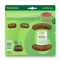 Benebone Tiny 2-Pack - Набор жевательных игрушек Рычаг+Дентал со вкусом бекона для собак мелких пород (Tiny / 2 шт.) в E-ZOO фото №6 Benebone Tiny 2-Pack - Набор жевательных игрушек Рычаг+Дентал со вкусом бекона для собак мелких пород (Tiny / 2 шт.) в E-ZOO