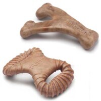 Benebone Puppy Pack - Набір жувальних іграшок Дентал+Важіль зі смаком бекону для цуценят (Tiny / 2 шт.) в E-ZOO