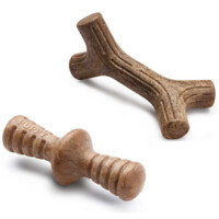 Benebone Puppy Pack - Набір жувальних іграшок Кленова кістка+Загглер зі смаком клену та бекону для цуценят (Tiny / 2 шт.) в E-ZOO