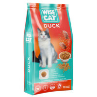 Wise Cat Duck - Сухий повноцінний корм з качкою для дорослих котів (10 кг) в E-ZOO