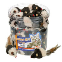 Nobby Toy Box - Игрушка Плюшевая мышка с колокольчиком для кошек (7 см / 1 шт.) в E-ZOO