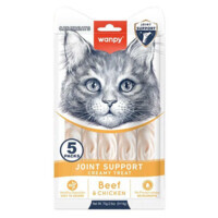 Wanpy Functional Creamy Treats Beef & Chicken Joint Support - Кремові ласощі з яловичиною та куркою для підтримки суглобів у котів (70 г) в E-ZOO