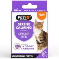 VetIQ Serene Calming Diffuser Refill - Змінний блок для портативного заспокійливого дифузора для котів (6 мл) в E-ZOO