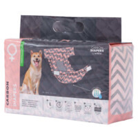 M-Pets Carbon Diapers Female Dog - Подгузники гигиенические для собак-девочек (L / 34х50 см) в E-ZOO