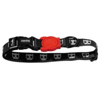 Zee.Dog Scull 2.0 - Нашийник з принтом Череп для собак (XS / 1х23-33 см) в E-ZOO