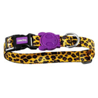 Zee.Dog Honey - Нашийник з леопардовим принтом для собак (XS / 1х23-33 см) в E-ZOO