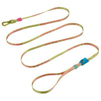 Zee.Dog Long Leash CMYK - Регульований повідець з фіксатором для собак (1,5х175-300 см) в E-ZOO