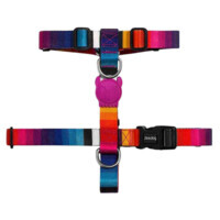 Zee.Dog H-Harness Prisma - Шлея з кольоровим принтом для собак (S / 24-37,8х32-52,8 см) в E-ZOO