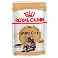 Royal Canin (Роял Канин) Maine Coon Adult - Консервированный корм для взрослых кошек породы Мейн-Кун (кусочки в соусе) (12х85 г (box)) в E-ZOO
