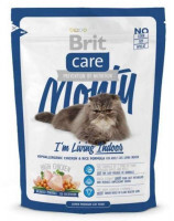 Brit Care (Бріт Кеа) Monty - Сухий корм з куркою та рисом для дорослих котів, що не залишають приміщення (400 г) в E-ZOO