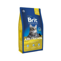 Brit Premium (Брит Премиум) ADULT Salmon - Сухой корм с лососем для взрослых кошек (300 г) в E-ZOO
