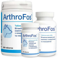 Dolfos (Дольфос) ArthroFos - Витаминно-минеральный комплекс АртроФос для собак с глюкозамином и хондроитином (60 шт.) в E-ZOO