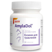 Dolfos (Дольфос) AmylaDol - Витаминно-минеральный комплекс для собак и кошек при нарушении пищеварения (30 табл.) в E-ZOO