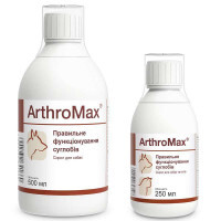 Dolfos (Дольфос) ArthroMax - Сироп АртроМакс для суставов с глюкозамином и хондроитином для собак и кошек (250 мл) в E-ZOO