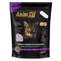 AnimAll (ЭнимАлл) Premium Edition Фиолетовый аметист - Наполнитель силикагелевый для кошачьего туалета (5 л) в E-ZOO