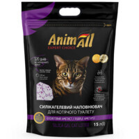 AnimAll (ЭнимАлл) Premium Edition Purple Amethyst - Наполнитель Фиолетовый аметист силикагелевый для кошачьего туалета (15 л) в E-ZOO