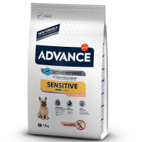 Advance (Эдванс) Dog Sensitive Mini Salmon - Сухой корм с лососем для взрослых собак маленьких пород с чувствительным пищеварением (7,5 кг)
