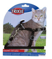 Trixie (Трикси) Premium - Шлея с поводком для котов (26-37 см/1,2 м) в E-ZOO