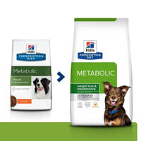 Hill's (Хиллс) Prescription Diet Metabolic Weight Loss (Weight Management) - Корм-диета с курицей для собак, страдающих ожирением или избыточным весом (1,5 кг)