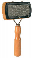 Trixie (Трикси) Soft Brush - Щетка-пуходерка односторонняя с защитными наконечниками на щетине (10x18 см) в E-ZOO