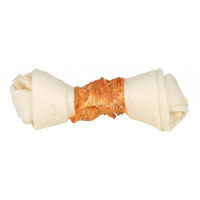 Trixie (Трикси) Knotted Chicken Chewing Bone - Кость для чистки зубов с курятиной, лакомство для собак (5x70 г (5 см)) в E-ZOO