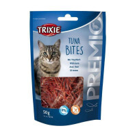 Trixie (Трикси) PREMIO Tuna Bites - Лакомство с тунцом и птицей для котов (50 г) в E-ZOO