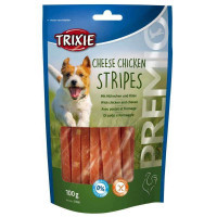 Trixie (Тріксі) Premio Chicken Cheese Stripes - Ласощі для собак зі смаком сиру і курки (100 г) в E-ZOO