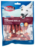 Trixie (Тріксі) Denta Fun Duck Chewing Rolls - Ласощі палички для чищення зубів з качкою (120 / 6 см) в E-ZOO