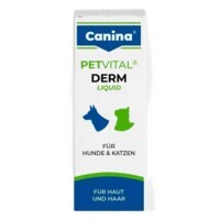 Canina (Канина) PETVITAL Derm Liquid - Жидкость Петвитал дерм для кошек и собак (25 мл) в E-ZOO