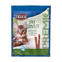 Trixie (Тріксі) PREMIO Quadro-Sticks - Ласощі палички жувальні для котів (птиця / печінка) в E-ZOO