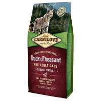 Carnilove (Карнилав) Duck & Pheasant for Adult Cats Hairball Control - Сухой корм с уткой и фазаном для котов с проблемами наличия шерсти в ЖКТ (6 кг) в E-ZOO