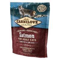 Carnilove (Карнілав) Salmon for Adult Cats Sensitive & Long-Hair - Сухий корм з лососем для котів з довгою шерстю (400 г) в E-ZOO