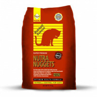 Nutra Nuggets (Нутра Нагетс) Hairball Control Formula for Cats - Сухий корм з куркою для запобігання появи грудочок шерсті у котів (1 кг) в E-ZOO
