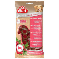 8in1 (8в1) Minis Lamb&Cranberry - Лакомство для собак с ягнёнком и клюквой (100 г) в E-ZOO