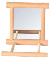 Trixie (Тріксі) Дзеркало в дерев'яній рамці з жердинкою (9х9 см) в E-ZOO