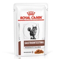 Royal Canin (Роял Канін) Gastro Intestinal Moderate Calorie Feline - Ветеринарна дієта для котів при порушеннях травлення (шматочки в підливі) (12х85 г (box)) в E-ZOO