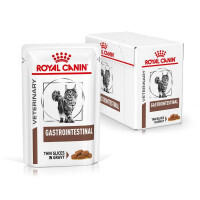 Royal Canin (Роял Канин) Gastro Intestinal Moderate Calorie Feline - Ветеринарная диета для котов при нарушениях пищеварения (кусочки в подливе) (85 г) в E-ZOO