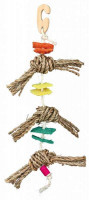Trixie (Трикси) Игрушка веревочная с люфой для птиц (43 см) в E-ZOO