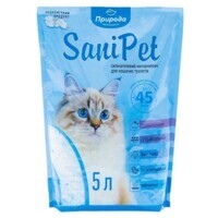 ТМ "Природа" Sani Pet - Наполнитель силикагелевый для кошачьих туалетов (5 л) в E-ZOO