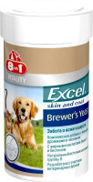 8in1 (8в1) Vitality Excel Brewers Yeast - Витаминная добавка для собак, поддерживающая здоровье кожи и шерсти (1430 шт.)