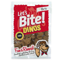 Brit (Бріт) Let's Bite Dinos - Ласощі для тренувань для собак "Динозаврики" (150 г) в E-ZOO