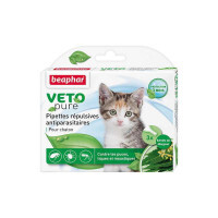 Beaphar (Беафар) Bio Spot On Kitten - Натуральные противопаразитарные капли для котят (3х1 мл)