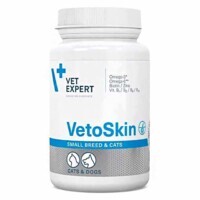 VetExpert (ВетЕксперт) VetoSkin - Харчова добавка для здоров'я шкіри і шерсті котів та собак (90 шт./уп.) в E-ZOO