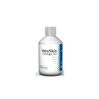 VetExpert (ВетЭксперт) VetoSkin Omega Oil - Пищевая добавка в виде масла для здоровья кожи и шерсти кошек и собак (250 мл)