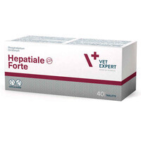 VetExpert (ВетЕксперт) Hepatiale Forte - Харчова добавка для підтримки і відновлення функцій печінки собак та котів (40 шт./уп.) в E-ZOO