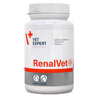 VetExpert (ВетЕксперт) RenalVet - Харчова добавка для собак і котів з симптомами хронічної ниркової недостатності (60 шт./уп.) в E-ZOO