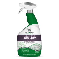 VET`S BEST (Ветс Бест) Flea +Tick Home Spray For Cats - Универсальный спрей от блох и клещей для кошек и дома (945 мл)